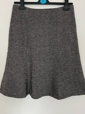 GAP Black and White A-Line Tweed Skirt